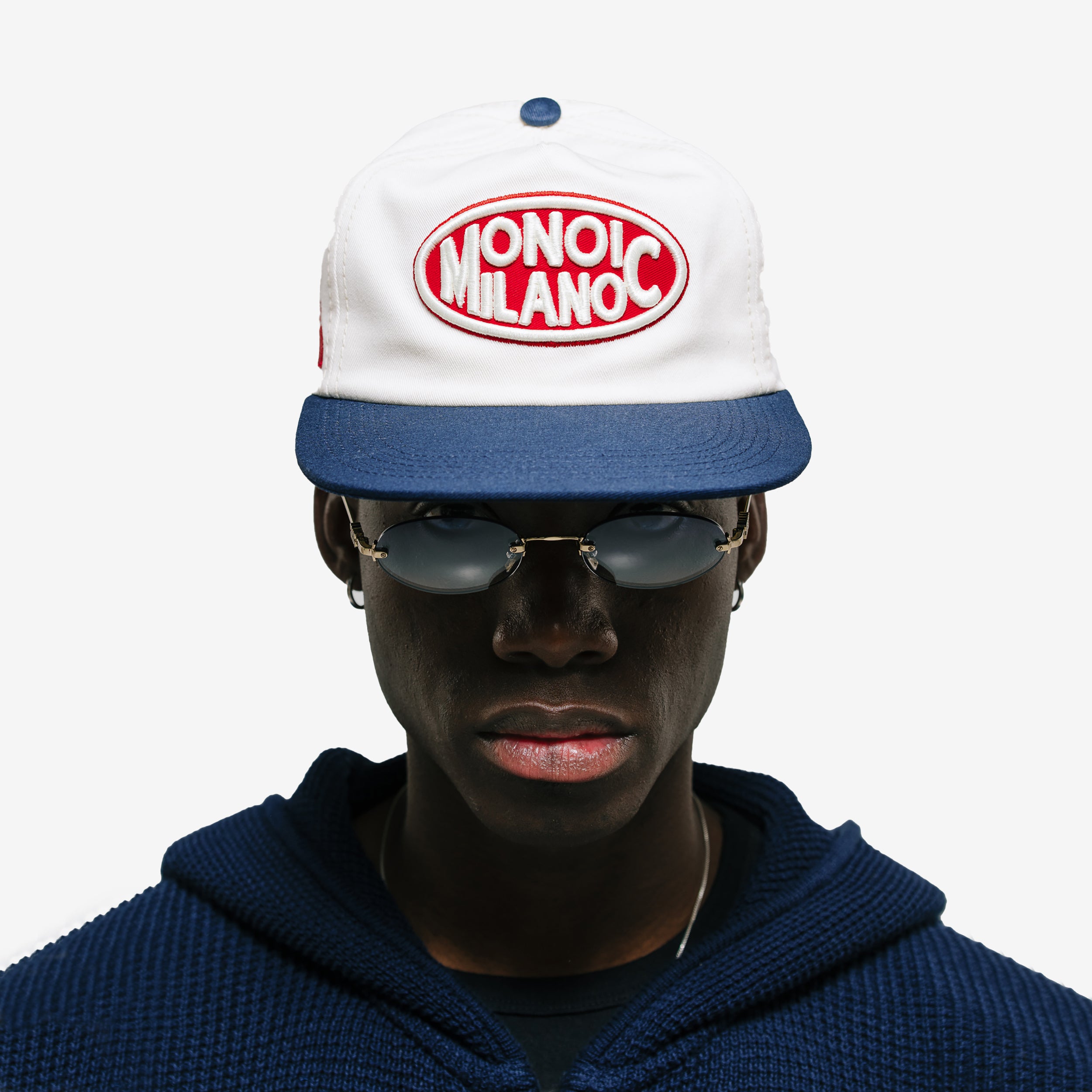 Monoic Gorra Milano 'Crema y Rojo'